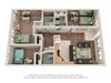 3 Bed 3 Bath 800 sqft
